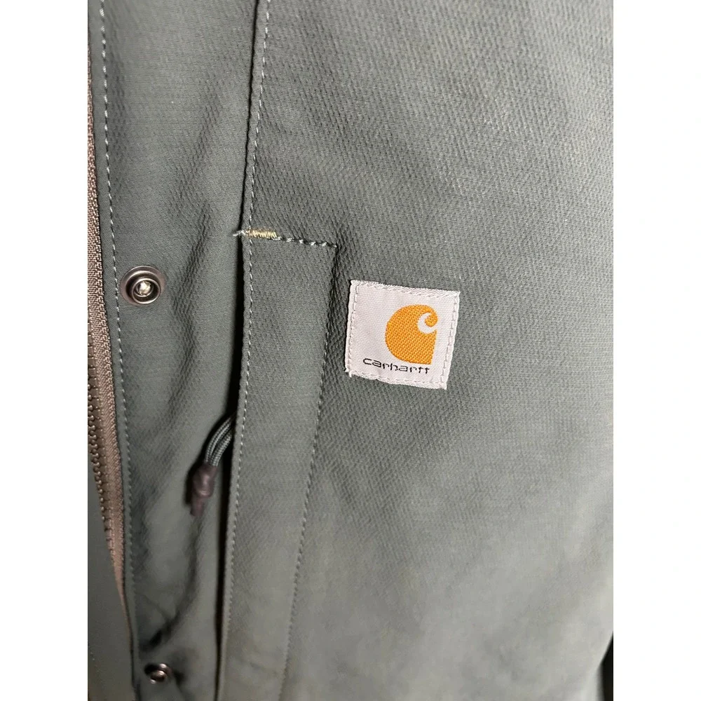 Carhartt Super Dux Relaxed Fit Insulated Hooded Jacket Elm Green OC5002-W Size M